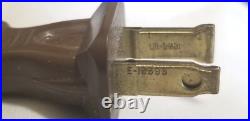 Vintage EF EF Industries 1970 Slag Glass 3 Way Table Lamp #338