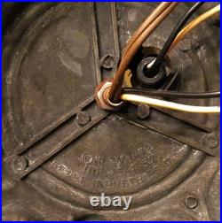 Vintage EF & EF Industries Slag Glass Lamp