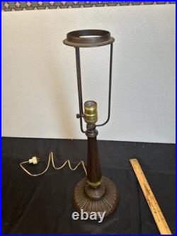 Vintage Lamp Base Miller for Slag Glass Shade With 3 1/4 Opening