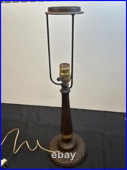 Vintage Lamp Base Miller for Slag Glass Shade With 3 1/4 Opening
