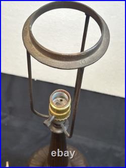 Vintage Lamp Base Miller for Slag Glass Shade With 3 1/4 Opening