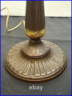 Vintage Lamp Base Miller for Slag Glass Shade With 3 1/4 Opening