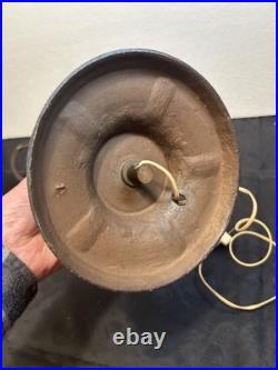 Vintage Lamp Base Miller for Slag Glass Shade With 3 1/4 Opening