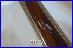 Vintage MCM Slag Glass Brass Table Lamp Large 29 Vintage MCM Slag Glass Brass Table Lamp Large 29