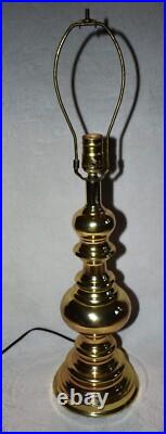 Vintage MCM Slag Glass Brass Table Lamp Large 29 Vintage MCM Slag Glass Brass Table Lamp Large 29