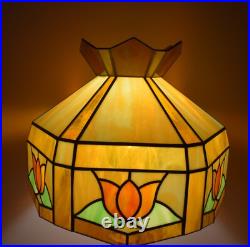 Vintage MCM Slag Glass Brass Table Lamp Large 29 Vintage MCM Slag Glass Brass Table Lamp Large 29