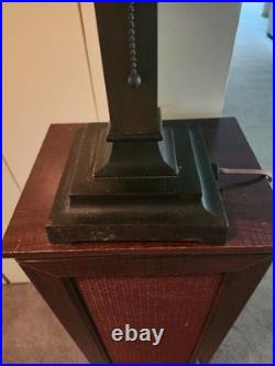 Vintage Miller Slag Glass Lamp