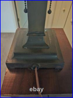Vintage Miller Slag Glass Lamp