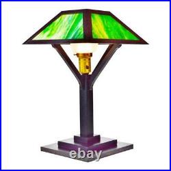 Vintage Mission Arts & Crafts Slag Glass Table Lamp MAKE FAIR OFFER