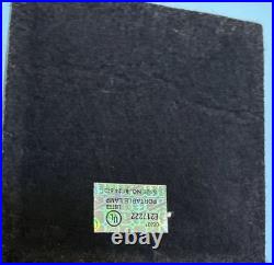 Vintage Rare Grafofoni Columbia Slag Glass Painted Revival Table Lamp