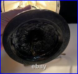 Vintage Slag Glass Lamp 11 Inches Tall
