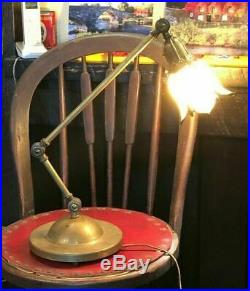 Vintage Slag Glass Lamp Antique Slag Glass Lamp