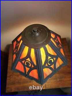 Vintage Slag Glass Light House Lamp 20 x 14 Good Used Condition