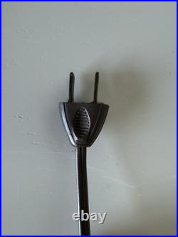 Vintage Slag Glass Table Lamp Tiffany Style 16 Panel 22 Tall