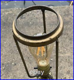 Vintage Two Color Slag Glass Miller Lamp Company #233