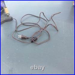 Vtg Frankart Style Billings Bronze Art Deco Nude Lady Nymph Slag Glass Lamp